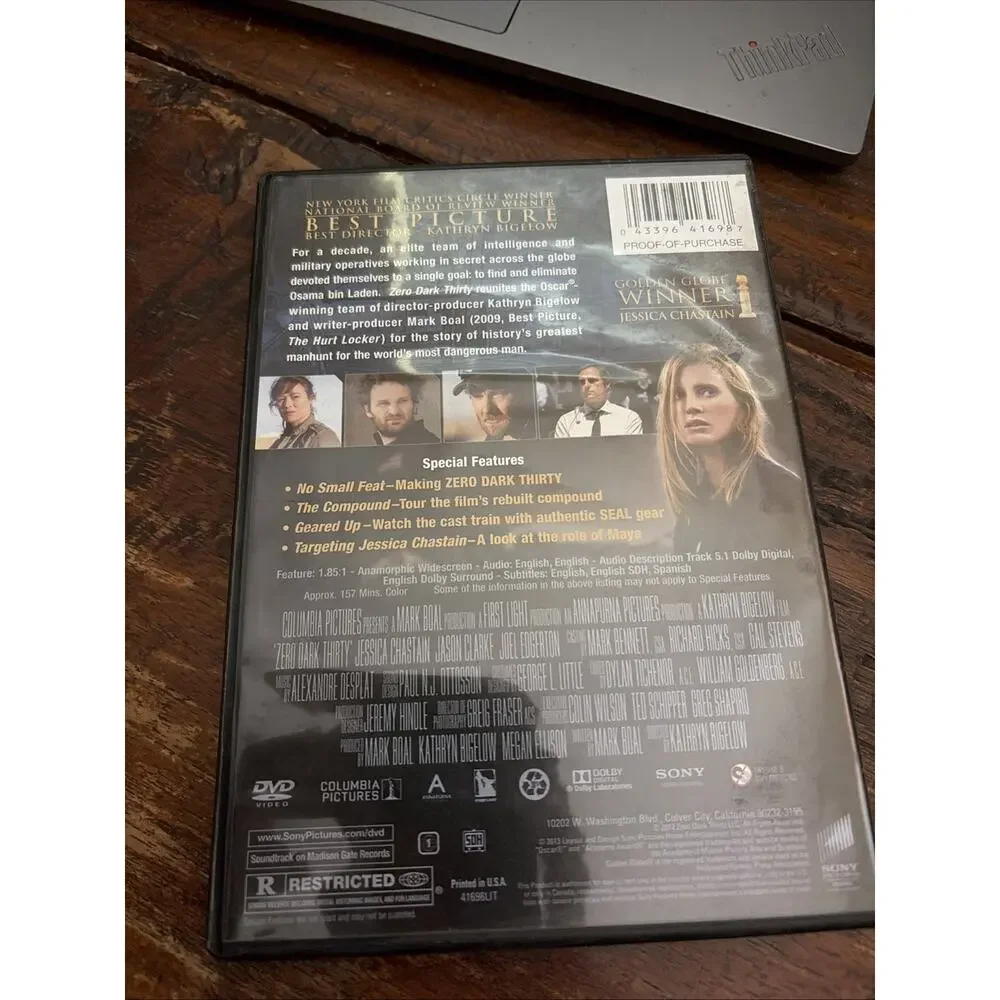 Zero Dark Thirty (DVD, 2012)